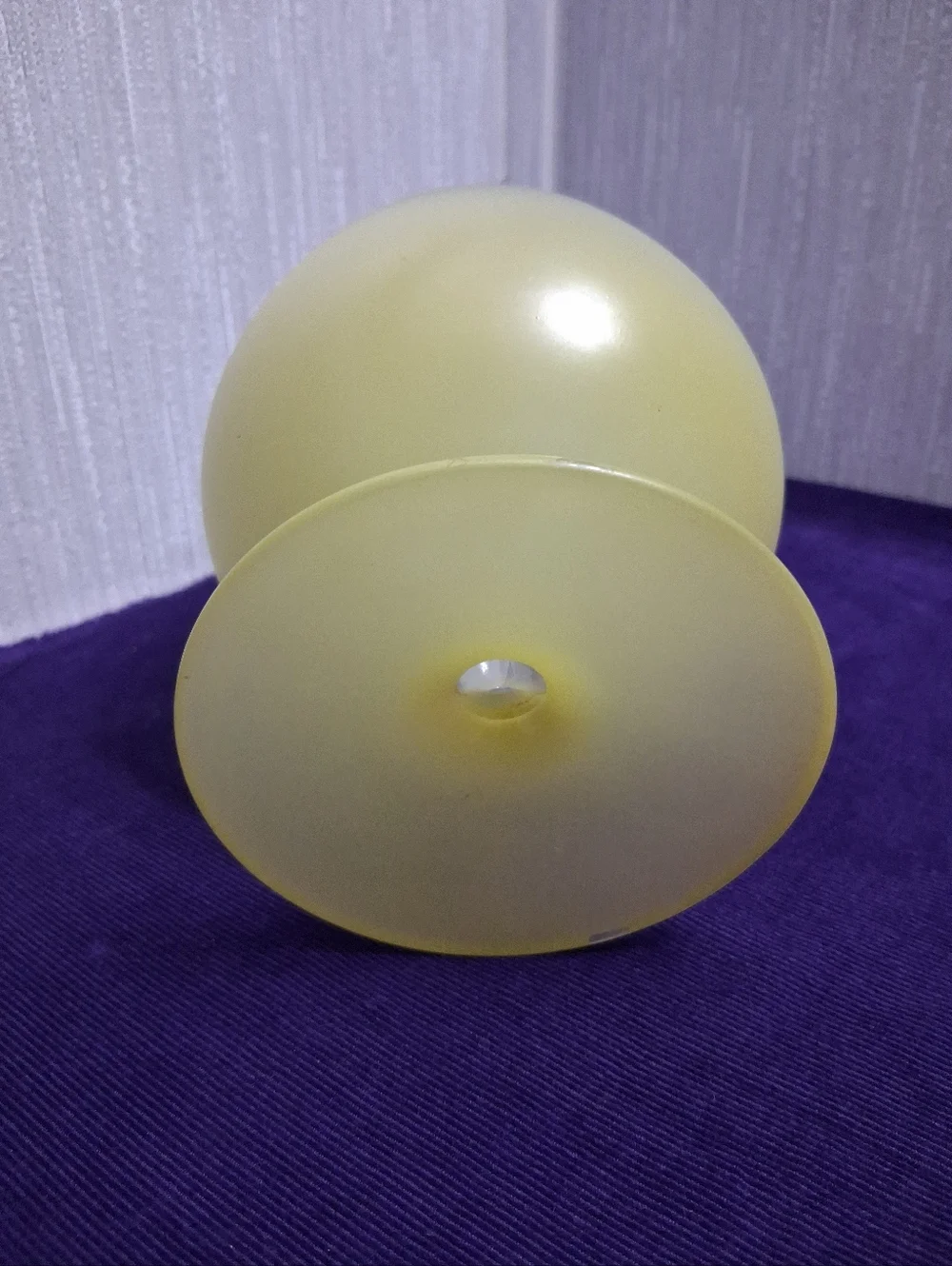 Vintage Blendo Cocktail Snifter Pitcher Yellow With Gold Band MCM